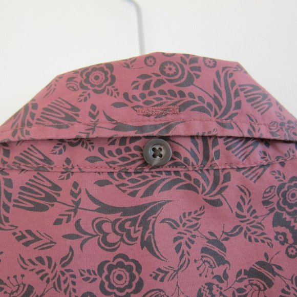 REYN SPOONER 100% COTTON FLORAL SHIRT, SIZE SMALL/MEDIUM, NEW WITHOUT TAGS - Picture 9 of 10